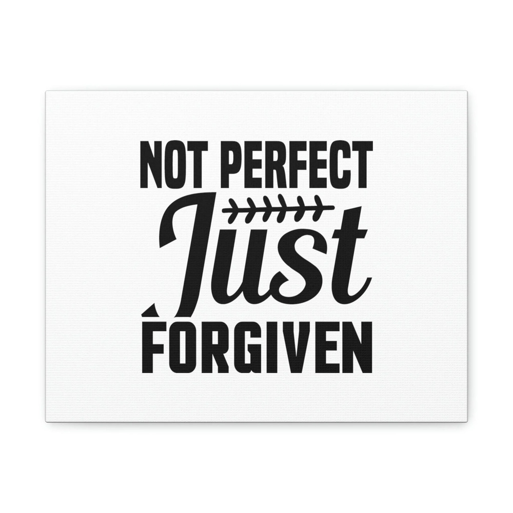 Scripture Walls 1 John 2:12 Not Perfect, Just Forgiven Leaves Bible Verse
